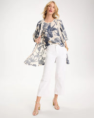 Chico's | Straight Crop White Trouser Jeans/ Alabaster