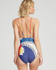 Chico's | Gottex Positano High-Neck One-Piece Swimsuit/ Multi Print