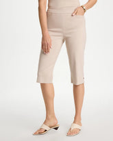Chico's | Brigitte™ Slim Rivet Pull-On Capri Pant/ Smokey Taupe