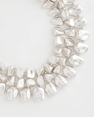 Chico's | Chunky Silver Multi-Strand Necklace/ Silver