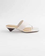 Chico's | Julia Nappa Kitten Heel/ Bone