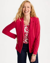 Chico's | Slub Knit Blazer/ Cherry Lush