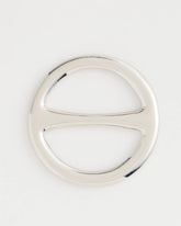 Chico's | Silvertone Scarf Ring/ Silver