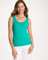 Chico's | Microfiber Tank/ Topanga Green