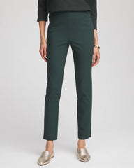 Chico's | Lightweight Juliet Straight Ankle Pants/ Darkest Spruce