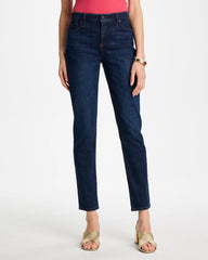 Chico's | Girlfriend Slim Ankle Jeans/ Dark Sapphire Indigo