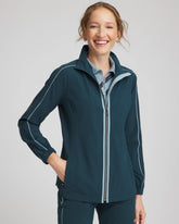 Chico's | Zenergy® UPF Contrast Jacket/ Teal Shadow