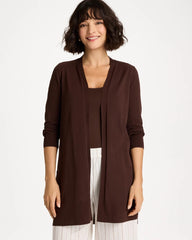 Chico's | Summer Romance Cardigan/ Deep Brown