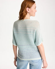 Chico's | Space Dyed Pullover Sweater/ Passport Blue