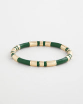 Chico's | Green Enamel Hinge Bangle/ Green