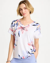 Chico's | Zenergy® Lily Drop Shoulder Tee/ Calypso Coral