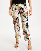 Chico's | Tropical Nights Brigitte™ Straight Crop Pant/ Black