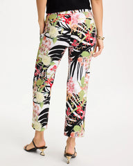 Chico's | Tropical Nights Brigitte™ Straight Crop Pant/ Black