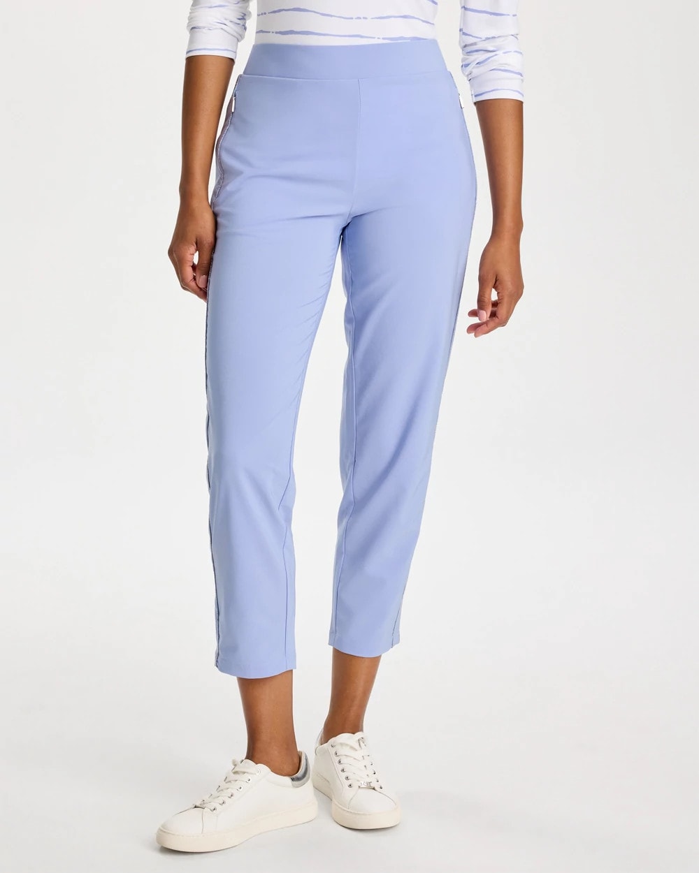 Chico's | Zenergy® UPF Caviar Crop Pants/ Blue Muse