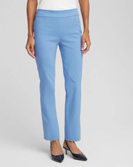 Chico's | Brigitte™ Slim Pull-On Pants/ Tidal Blue