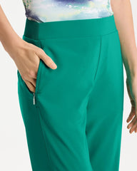 Chico's | Zenergy® UPF Bungee Crop Pant/ Topanga Green