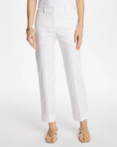 Chico's | Emme Fly Front Straight Crop Pants/ Alabaster