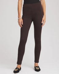 Chico's | Juliet Slim Zip-Ankle Leggings/ Cocoa Bean