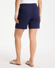 Chico's | Gauze Cotton Shorts/ Passport Blue