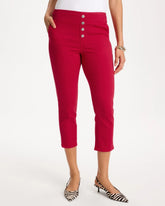 Chico's | Pull-On Capri Jeans/ Cherry Lush