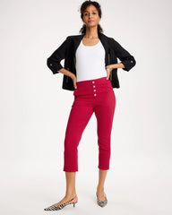 Chico's | Pull-On Capri Jeans/ Cherry Lush