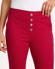 Chico's | Pull-On Capri Jeans/ Cherry Lush
