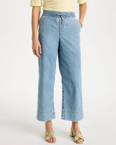 Chico's | Lightweight Wide-Leg Crop Jeans/ Graciela Indigo