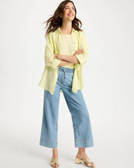 Chico's | Lightweight Wide-Leg Crop Jeans/ Graciela Indigo