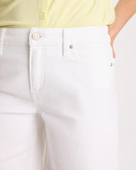 Chico's | Girlfriend Slim White Jean Shorts/ Alabaster