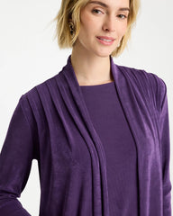 Chico's | Travelers™ Pleat Front Jacket/ Rich Amethyst