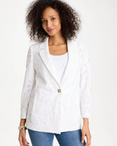 Chico's | Classic Lace Blazer/ Alabaster