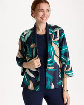 Chico's | Travelers™ Collection Palm Crushed Jacket/ Kings Navy