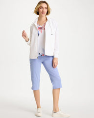 Chico's | Zenergy® UPF Rib-Mix Connie Jacket/ Alabaster