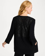 Chico's | Travelers™ Collection Lace Jacket/ Travelers Black