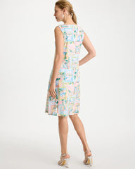 Chico's | Jersey Knit Positano Shift Dress/ Bondi Blue
