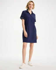 Chico's | Zenergy® UPF Mesh Trim Dress/ Passport Blue