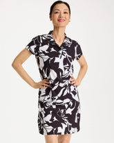 Chico's | Zenergy® UPF Floral Nights Bungee Dress/ Black