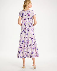 Chico's | Travelers™ Amethyst Iris Maxi Dress/ Rich Amethyst