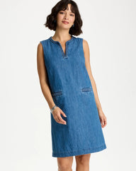 Chico's | Denim Braided Dress/ Indigo