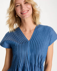 Chico's | Denim Popover Midi Dress/ Indigo