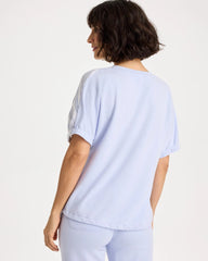 Chico's | Zenergy® Striped Gauze Lounge Shirt/ Indigo Ice
