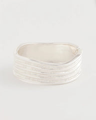 Chico's | Silvertone Cuff Bracelet/ Silver