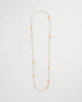 Chico's | Neutral Shell Long Necklace/ Neutral