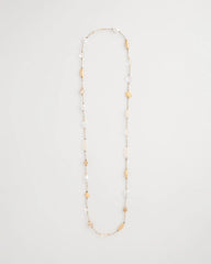 Chico's | Neutral Shell Long Necklace/ Neutral