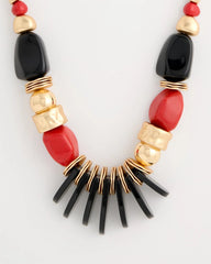 Chico's | Chico's Originals Mixed-Media Bib Necklace/ Multi
