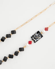Chico's | Asymmetrical Long Single-Strand Necklace/ Multi