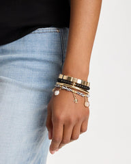 Chico's | Beachy Charm Stretch Bracelet/ Black