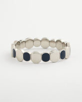 Chico's | Navy Resin Glam Stretch Bracelet/ Navy