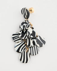 Chico's | Chic Chandelier Earrings/ Black/White