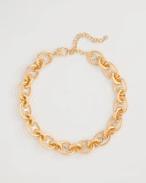 Chico's | Mariner Goldtone Link Necklace/ Gold